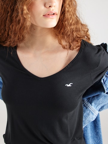 HOLLISTER Shirt 'EMEA' in Black
