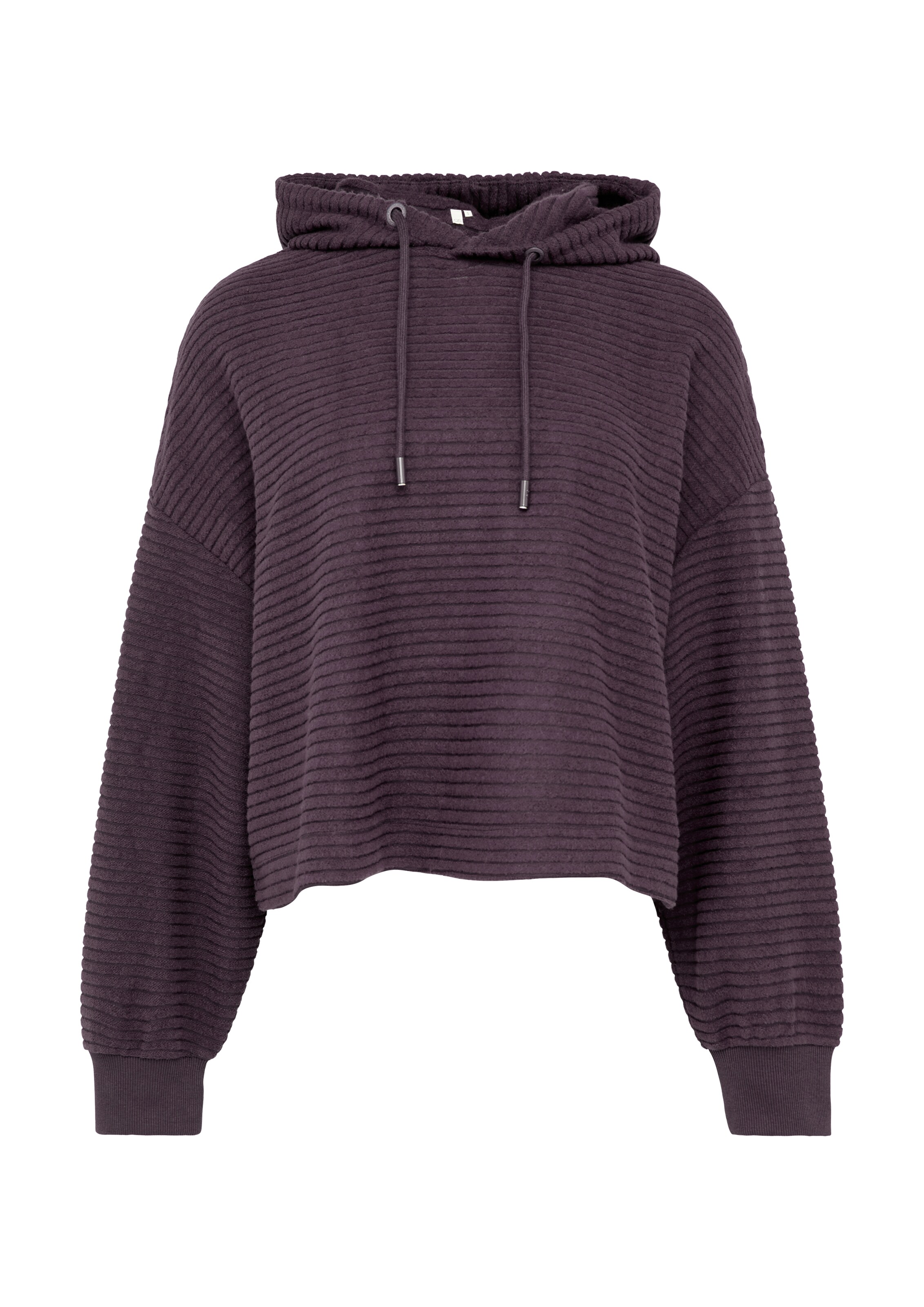 QS Sweatshirt in Lila: voorkant