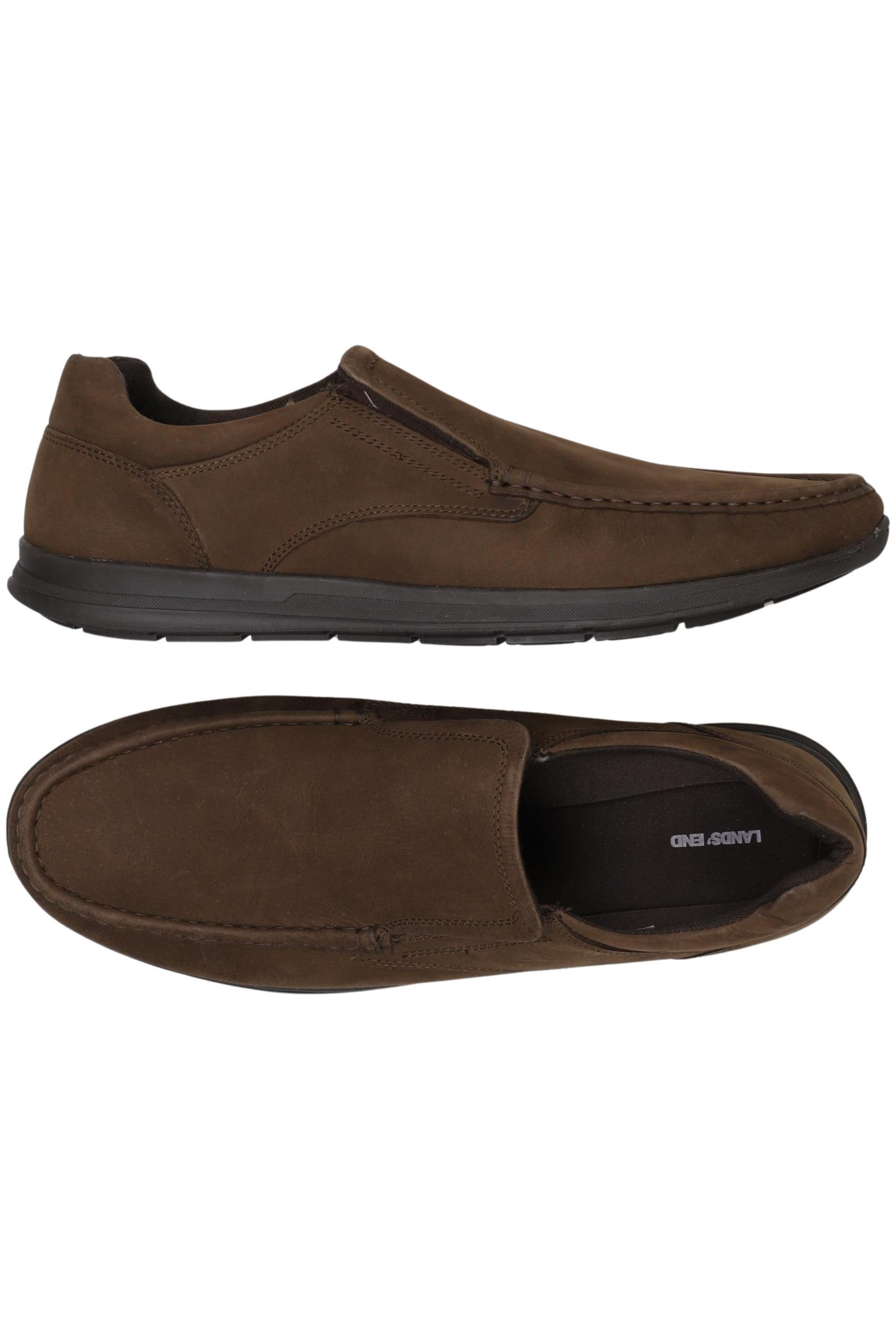 Lands‘ End Flats & Loafers in 47 in Brown: front