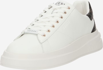 GUESS Sneakers laag 'ELBA' in Wit: voorkant
