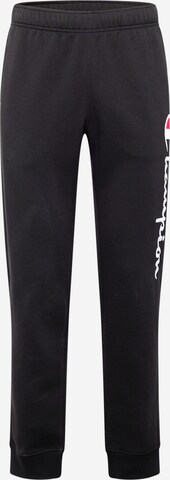 Effilé Pantalon Champion Authentic Athletic Apparel en noir : devant