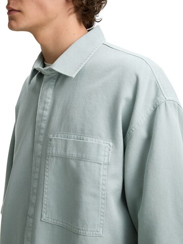 TOM TAILOR DENIM Comfort fit Button Up Shirt in Blue