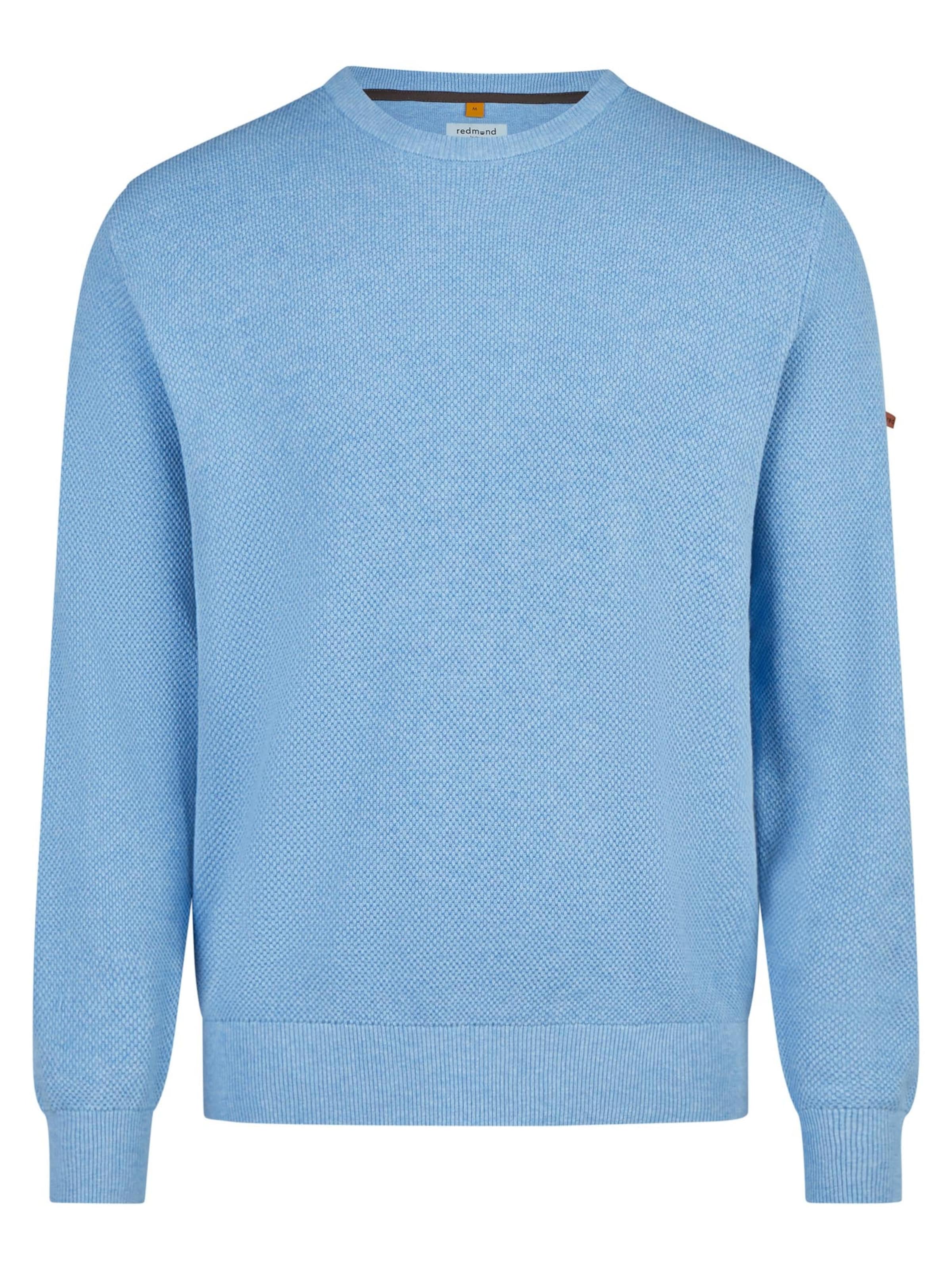 redmond Pullover 'Basic'‌‌ in Blau: Vorderseite