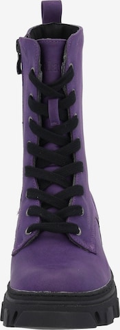 Palado Lace-Up Boots 'Lefkada 2' in Purple