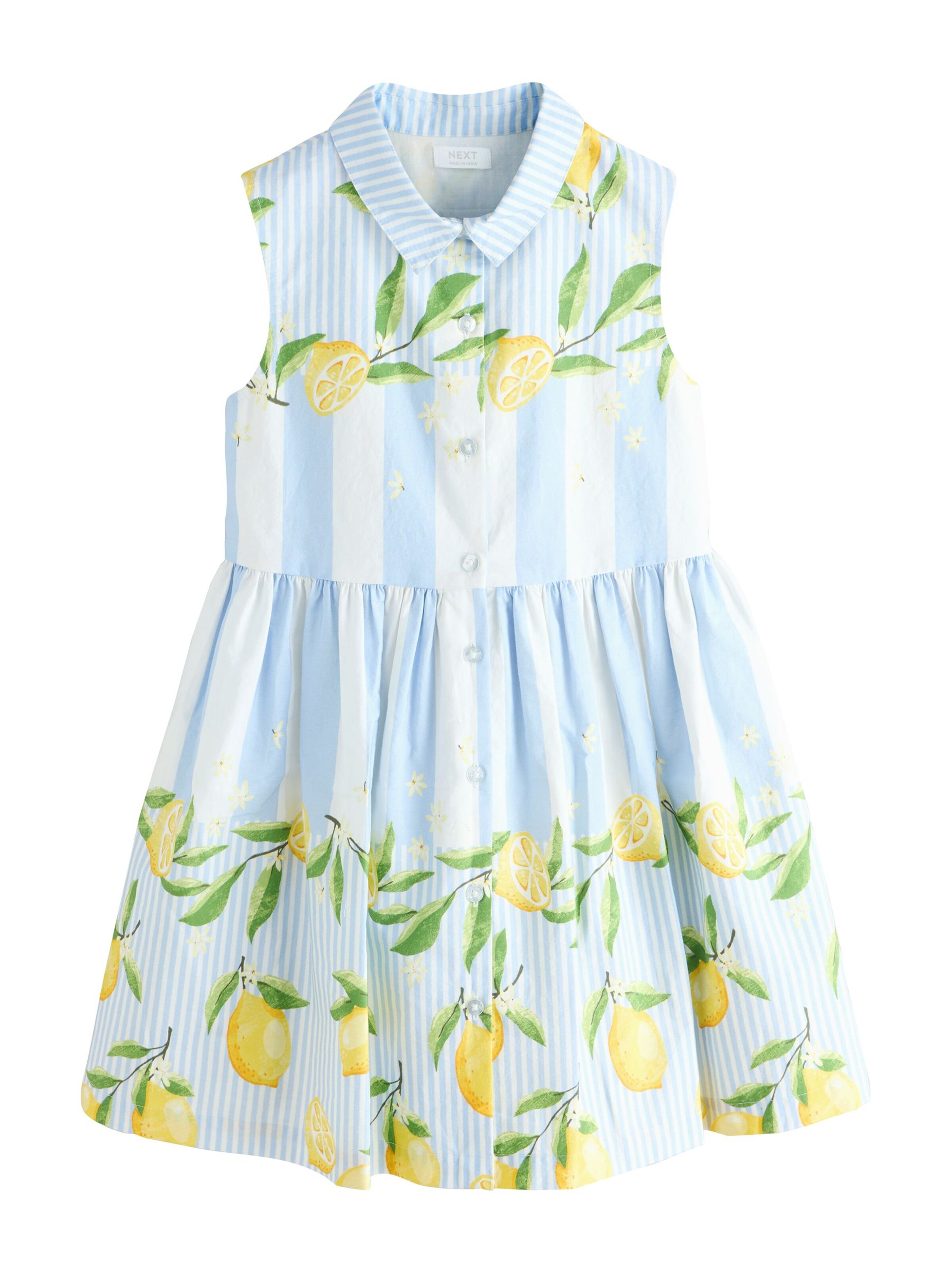 Next Jurk in Blauw: voorkant