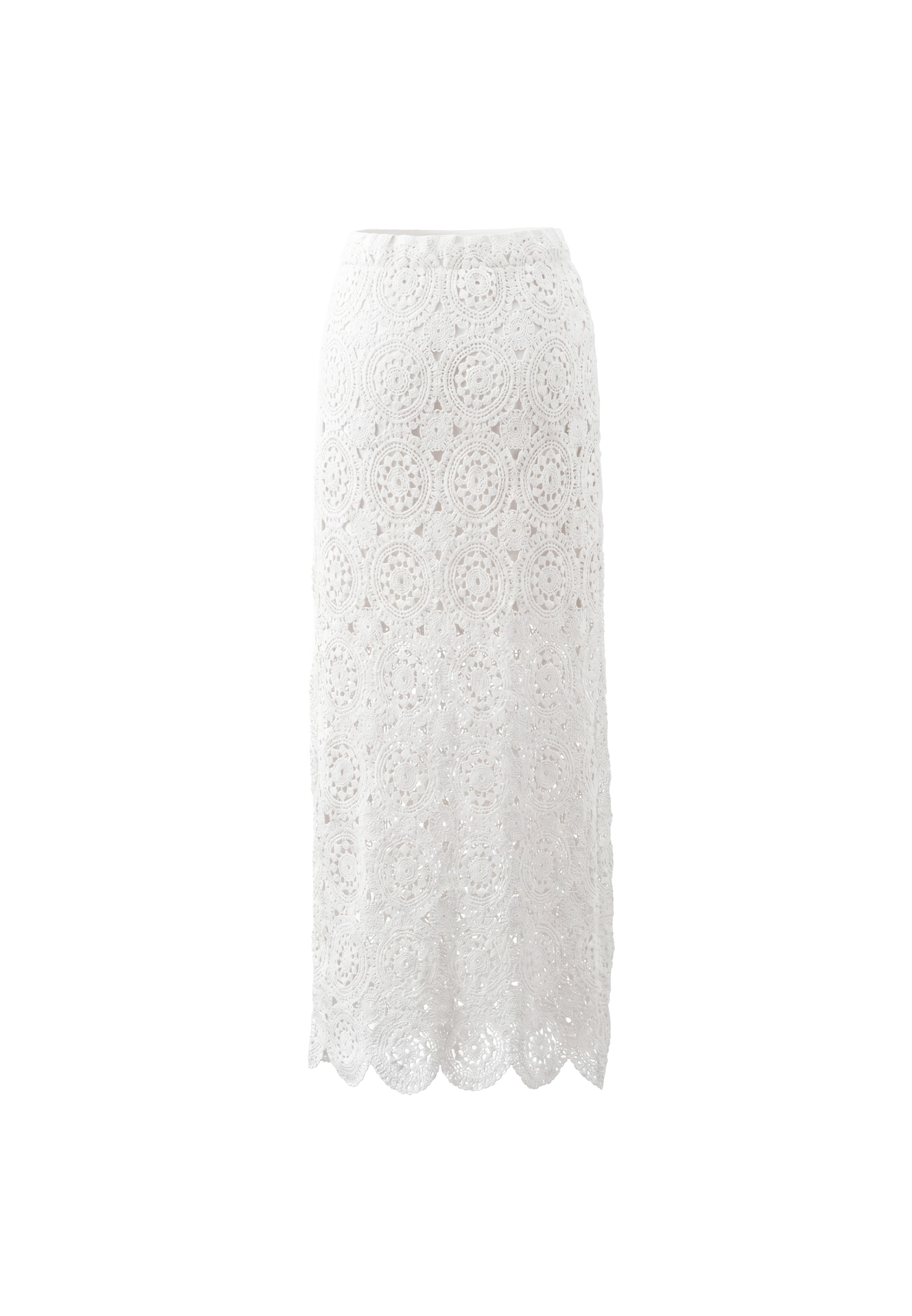 usha FESTIVAL - Falda en blanco: frente