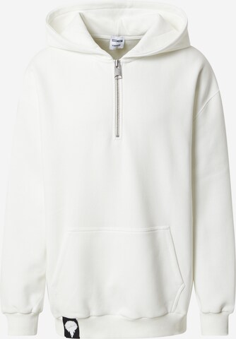 ABOUT YOU x Rewinside Sweatshirt 'Elias' i hvid: forside