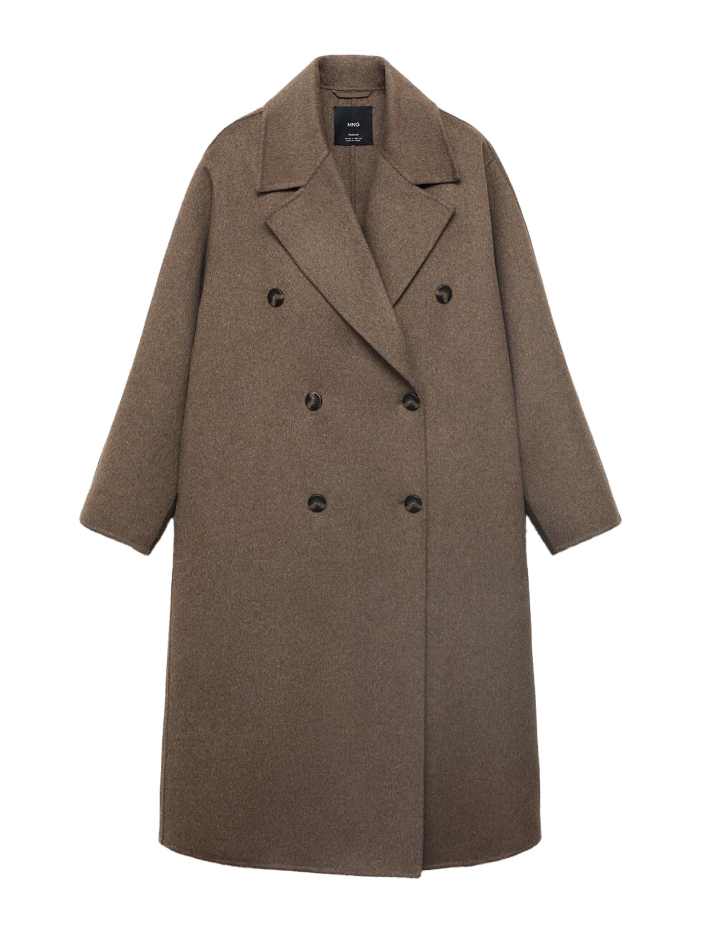 MANGO Overgangsfrakke 'Picarol' i brun: forside