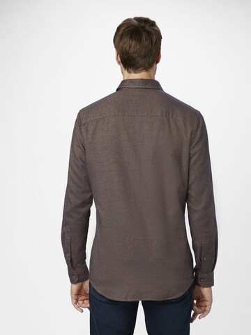PADDOCKS Regular fit Button Up Shirt in Brown