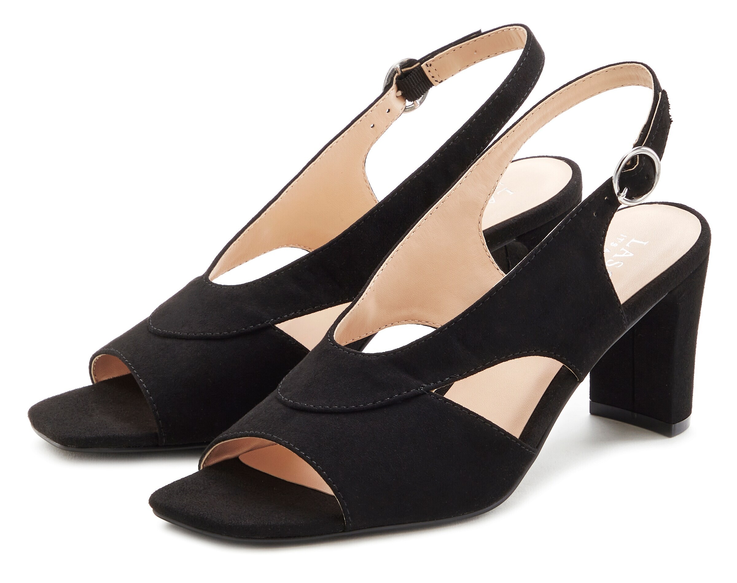 LASCANA Босоножки в Черный