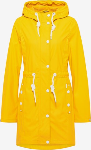 Parka di mezza stagione di ICEBOUND in giallo: frontale