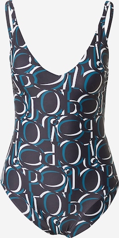 JOOP! Bustier Badeanzug in Blau: predná strana