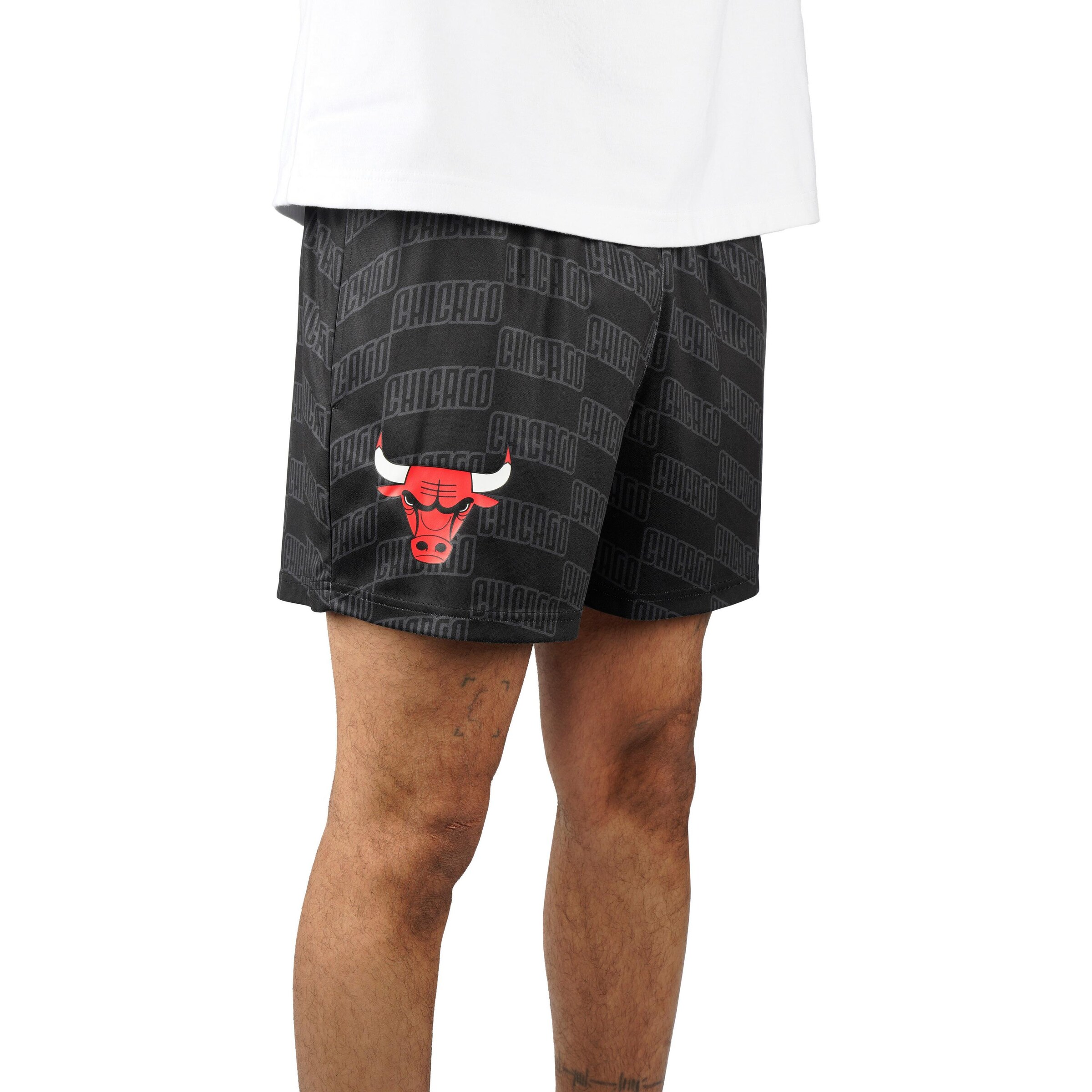 NEW ERA Loose fit Workout Pants 'Chicago Bulls' in Black