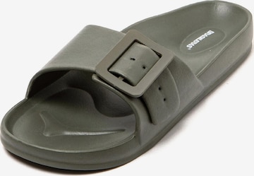 Brasileras - Zapatos abiertos 'Funflop' en verde: frente