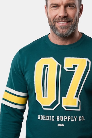 Men Plus Sweatshirt in Grün