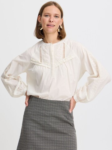 b.young - Blusa 'IULIA' en beige: frente