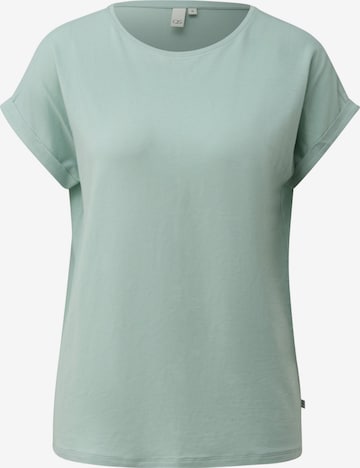 T-shirt 'Q/S designed by - Dames t-shirt' QS en vert : devant