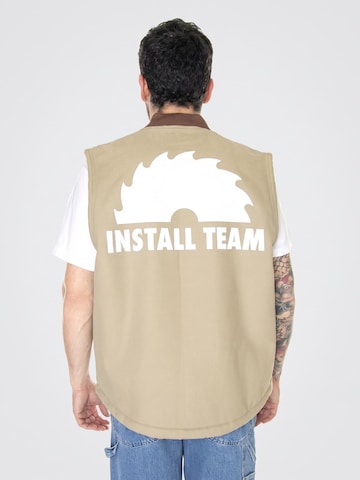 Gilet 'NYS Sherpa' di DICKIES in beige