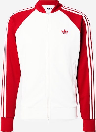 XS dydžio Džemperis 'SST' iš ADIDAS ORIGINALS, spalva – raudona / balta, Prekių apžvalga