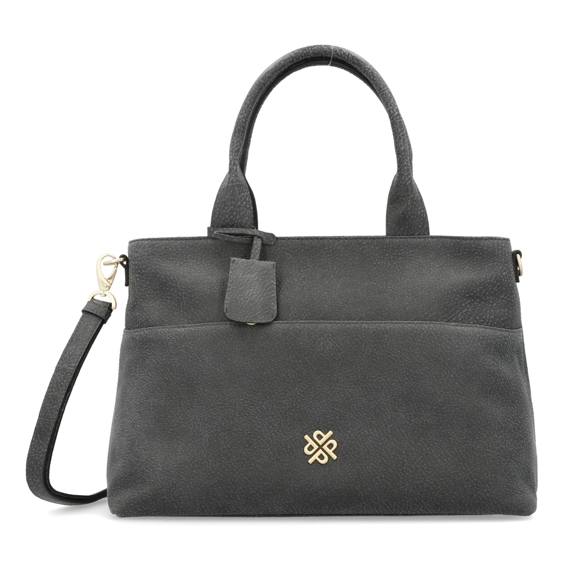 Picard Handtasche 'Kapstadt' in Grau: Vorderseite