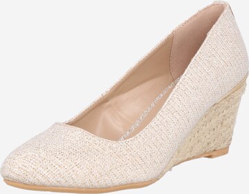 Dorothy Perkins - Zapatos con plataforma en beige: frente