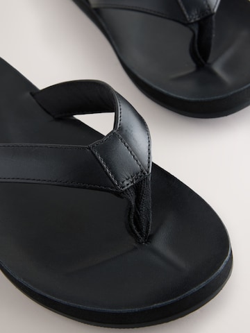 Next T-bar sandals in Black