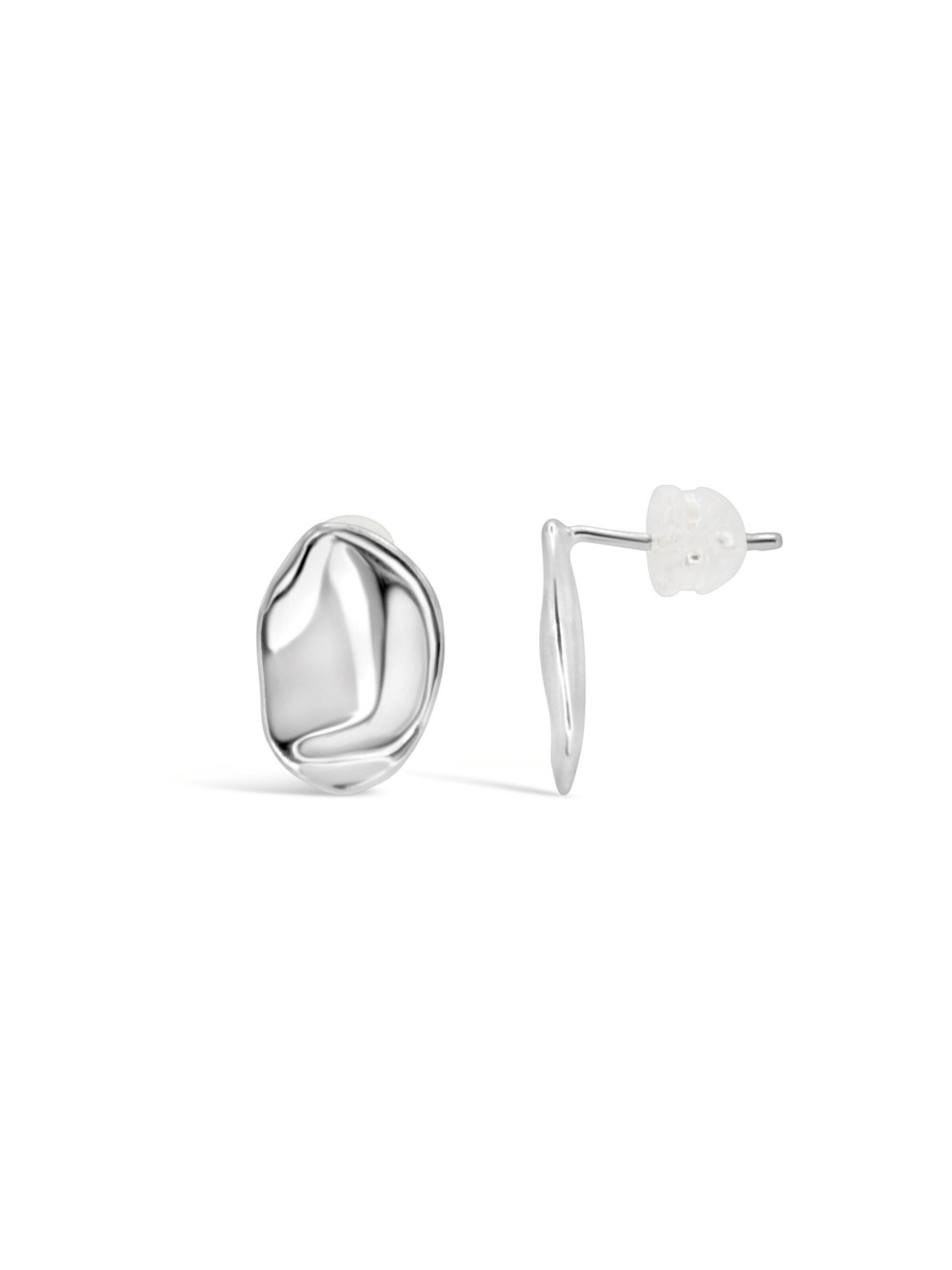 ARS-ARGENTI Earrings 'MELTING DRIP' in Silver