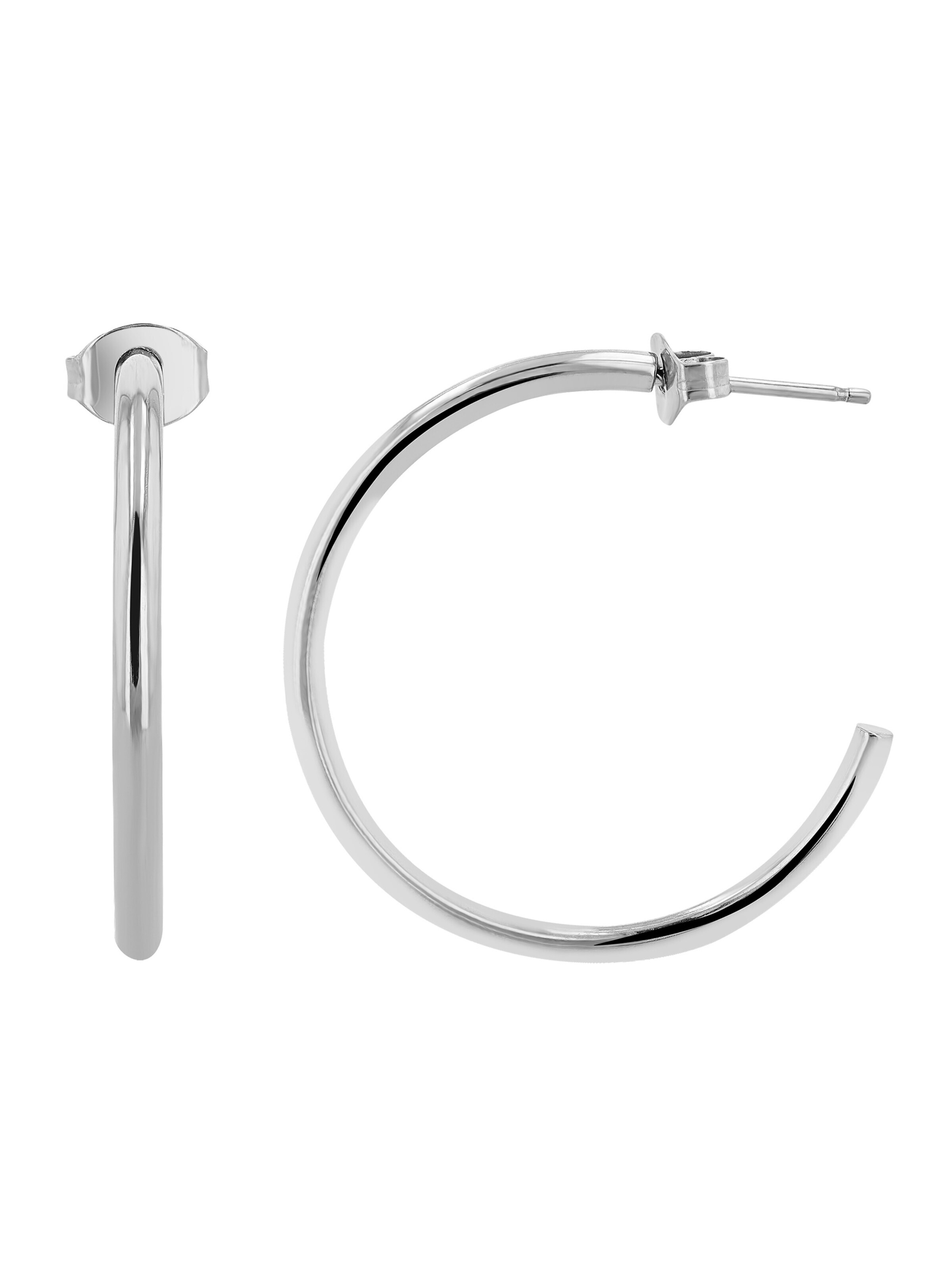 Akzent Earrings 'Ariana, silberfarbig, langlebig' in Silver: front