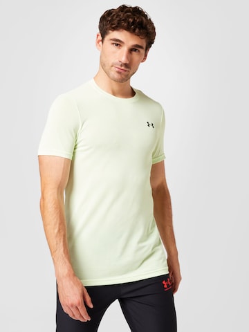 UNDER ARMOUR Funkční tričko 'Radial' – zelená: přední strana