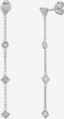 caï Earrings in Silver: front