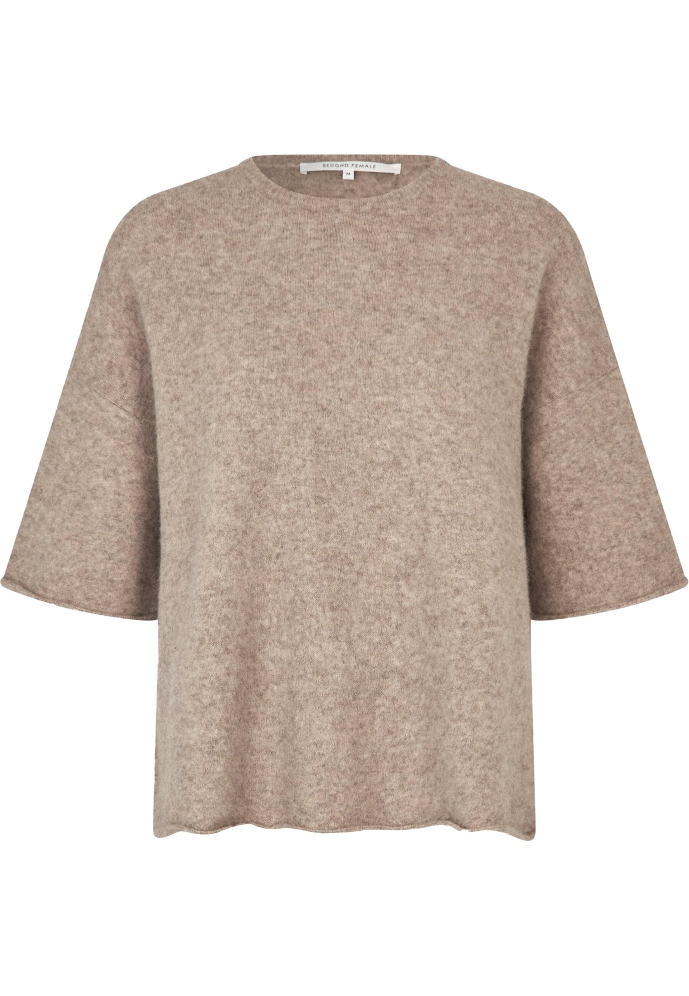 SECOND FEMALE Sweater 'Selana' in Beige: front