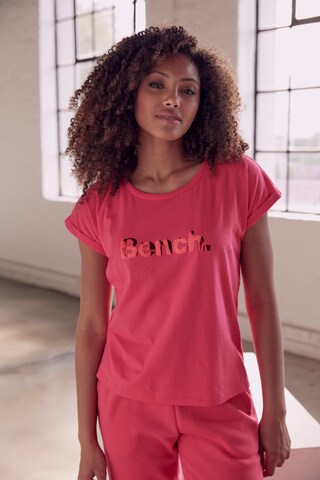 BENCH T-Shirt in Pink: Vorderseite