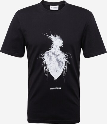 Han Kjøbenhavn - Camiseta 'Heart Monster' en negro: frente