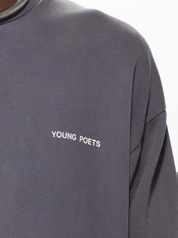 Sweat-shirt Young Poets en gris