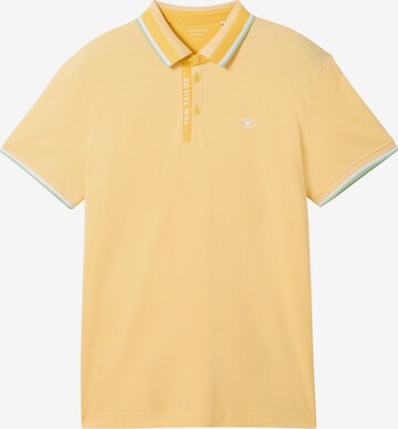 T-Shirt TOM TAILOR en jaune : devant