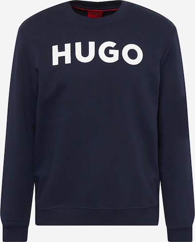 HUGO Red Sudadera 'Dem' en azul oscuro / blanco, Vista del producto