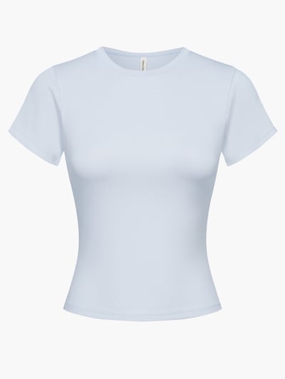 cfab (formerly creamy fabrics) Camiseta 'Cotton T-Shirt' en XS en azul claro, Vista del producto