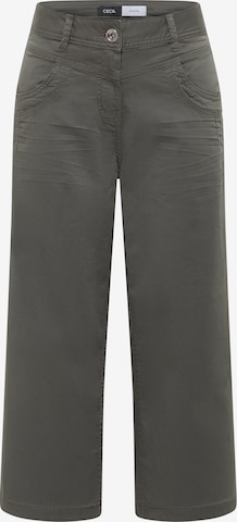 CECIL Loosefit Hose 'Neele' in Grün: Vorderseite