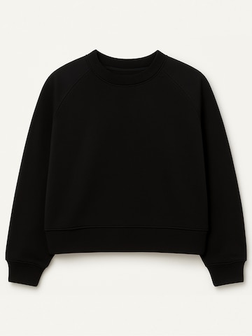 Eoselio Sweatshirt in Zwart: voorkant
