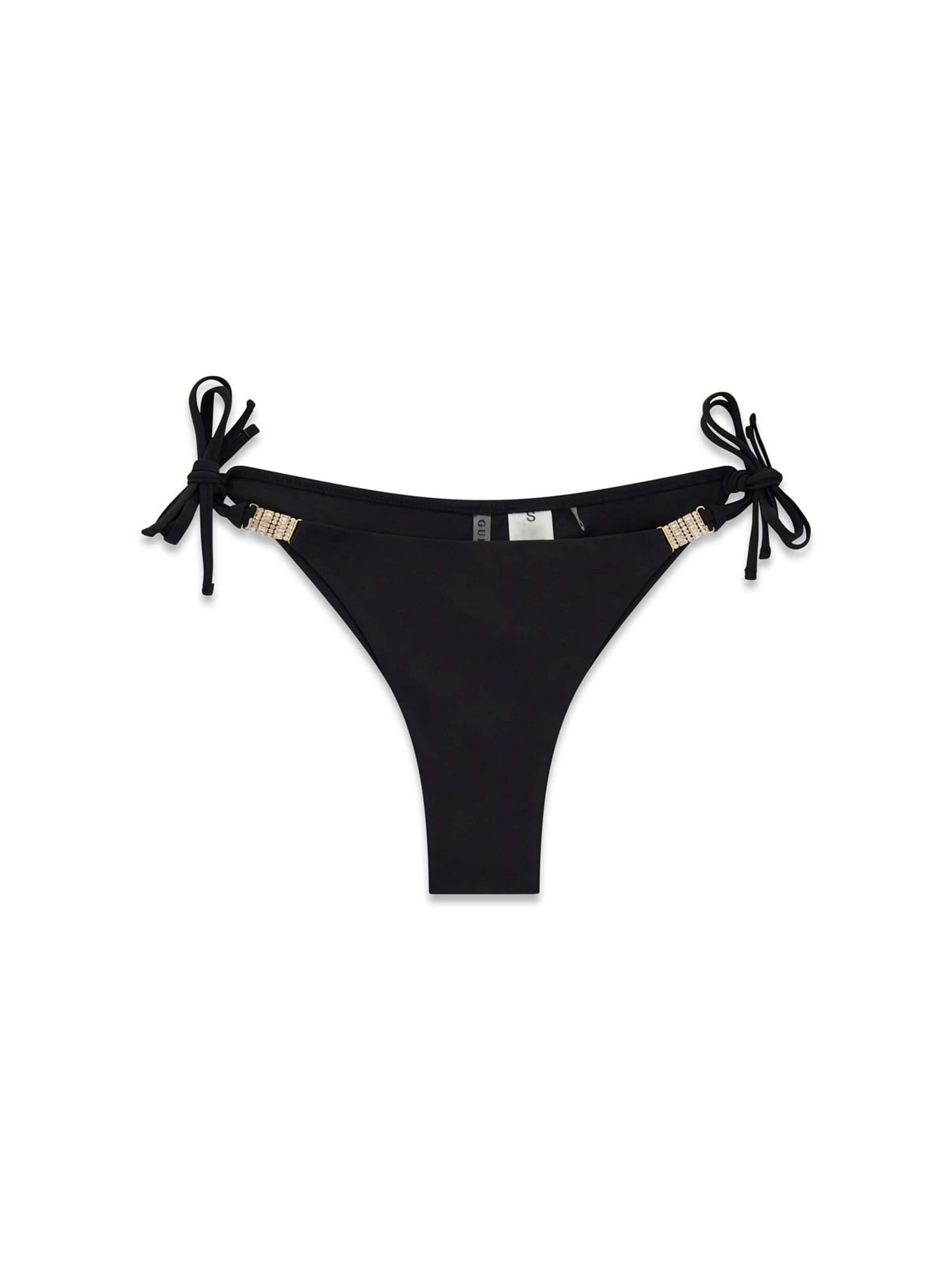 GUESS Bikini Bottoms in Black: front