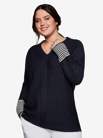 SHEEGO Sweater in Blue: front