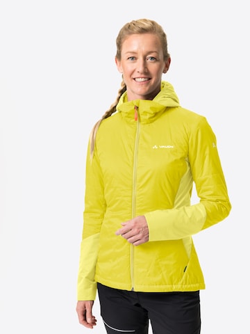 VAUDE Outdoor Jacket 'Freney' in Yellow: front