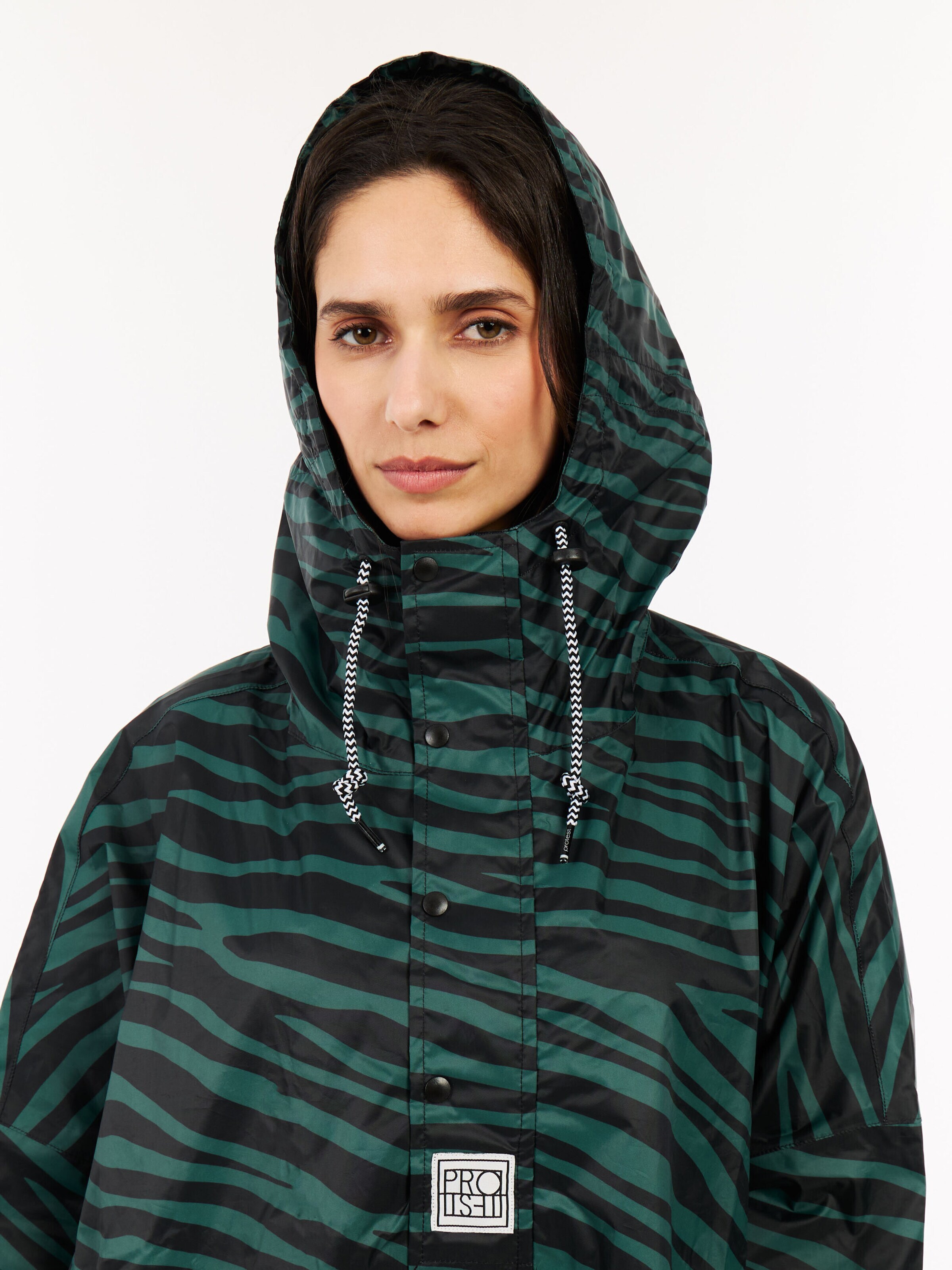 PROTEST Raincoat 'PRTLaugh' in Green