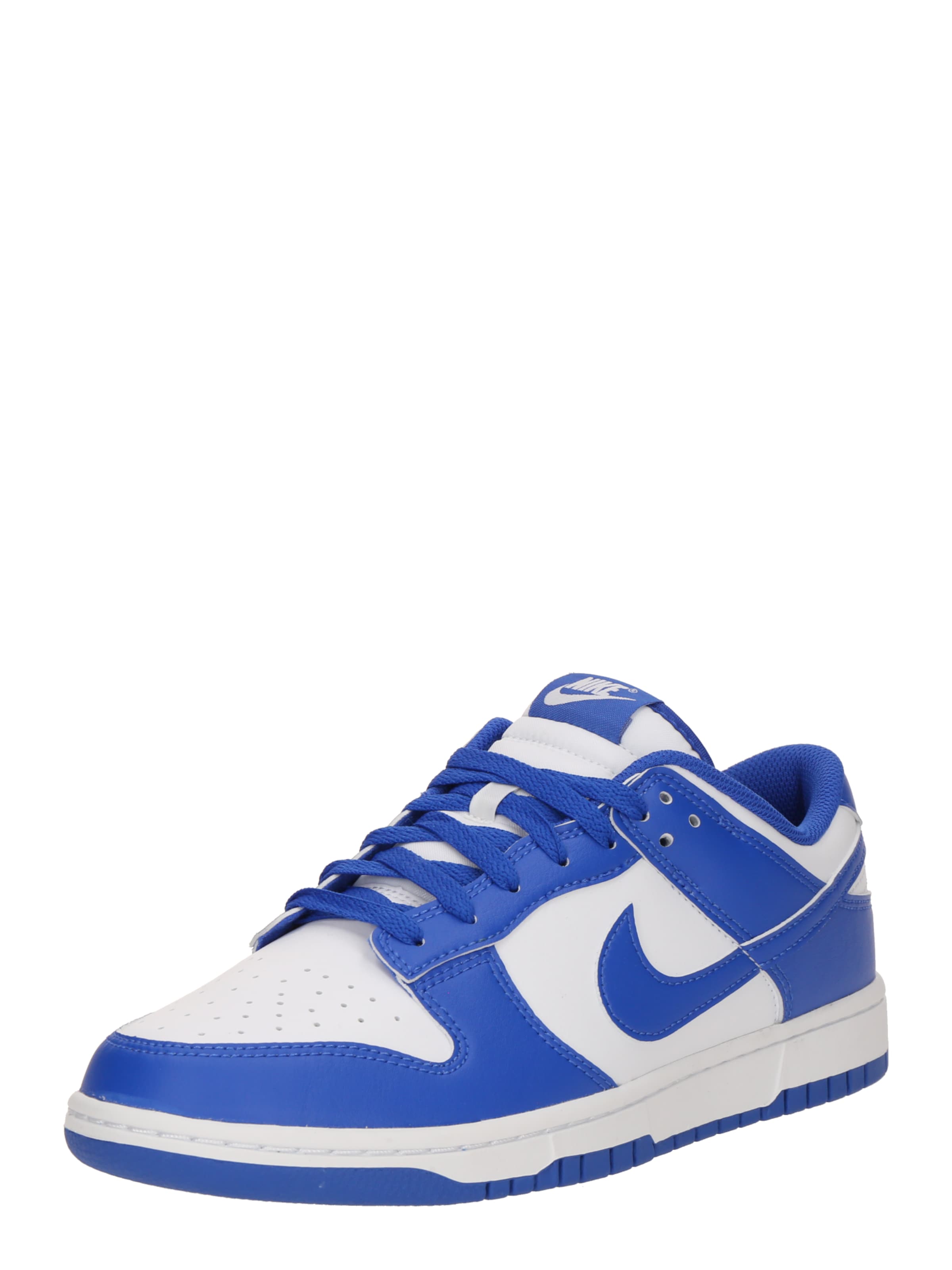 Baskets basses 'DUNK' Nike Sportswear en blanc : devant