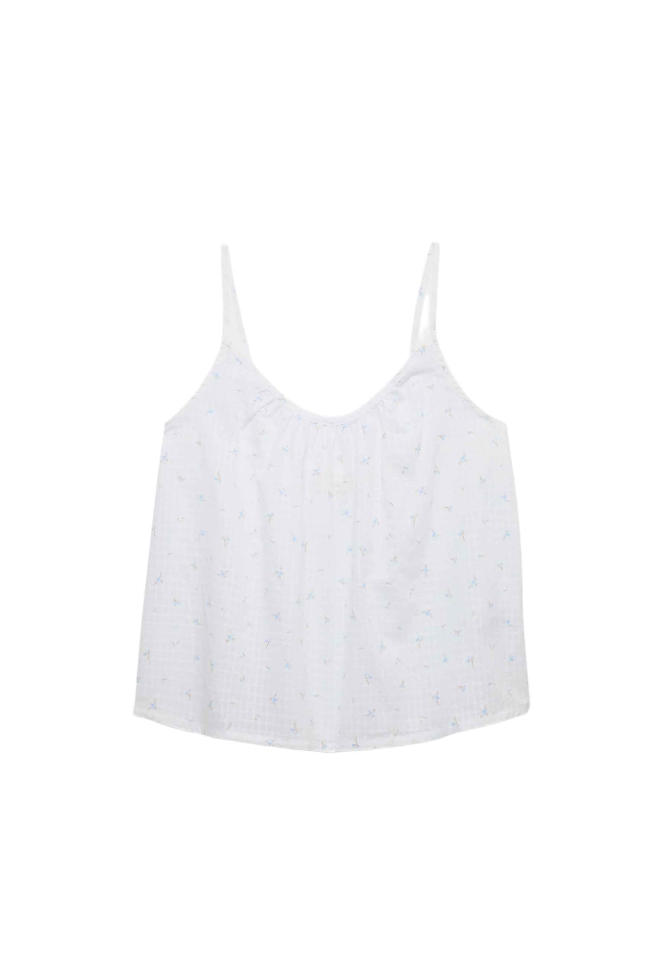 Camicia da notte di Marks & Spencer in bianco: frontale