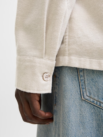 Fit confort Chemise 'JJECHARGE' JACK & JONES en beige