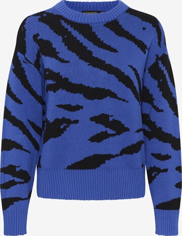 SOAKED IN LUXURY Sweater 'Cabba' in Blue: front