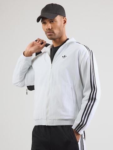 ADIDAS ORIGINALS Jopa na zadrgo 'FIREBIRD' | bela barva: sprednja stran