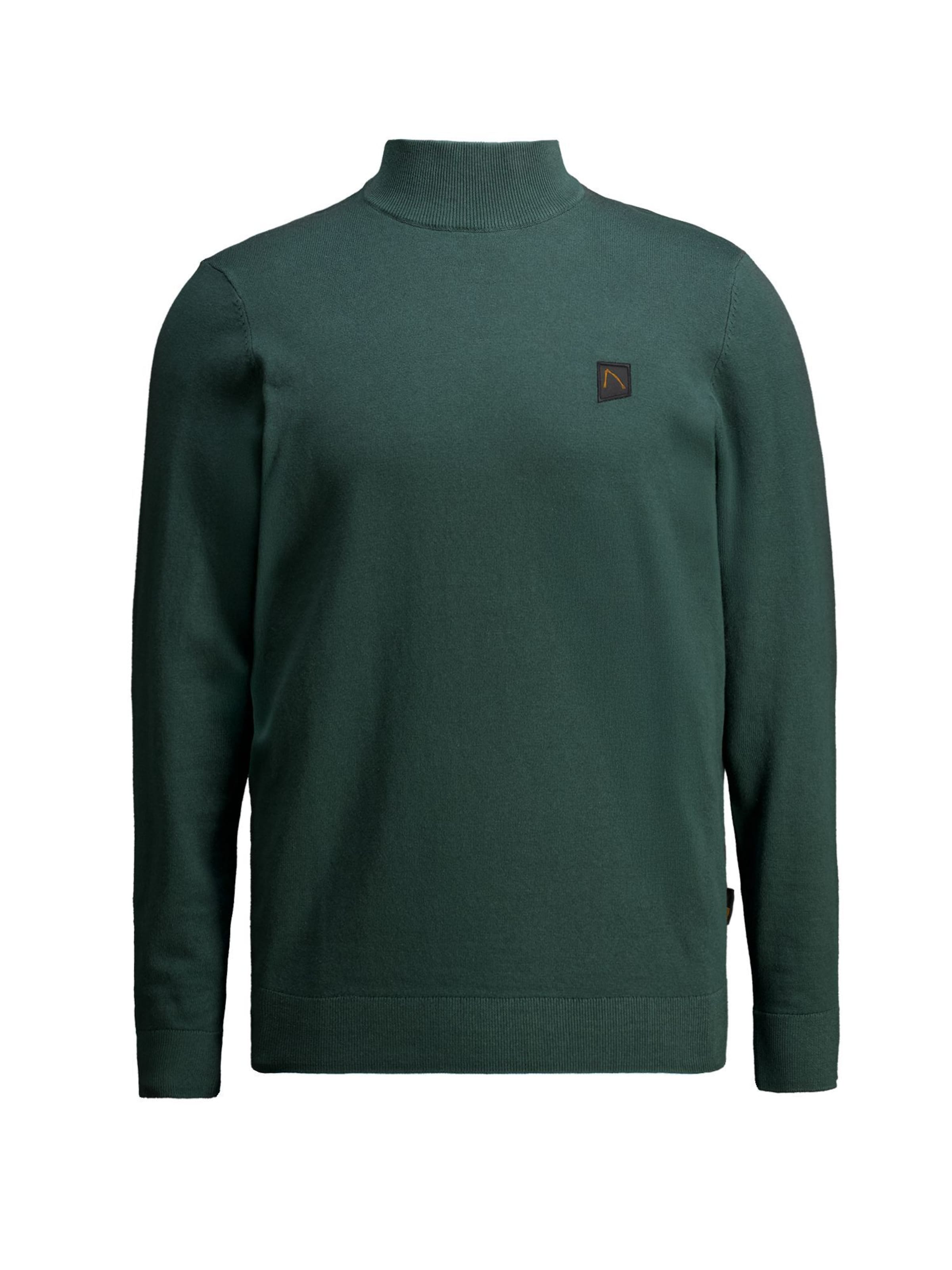 Pull-over 'Ard mock' CHASIN' en vert : devant