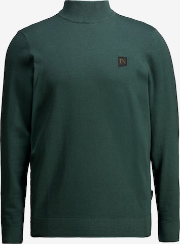Pull-over 'Ard mock' CHASIN' en vert : devant